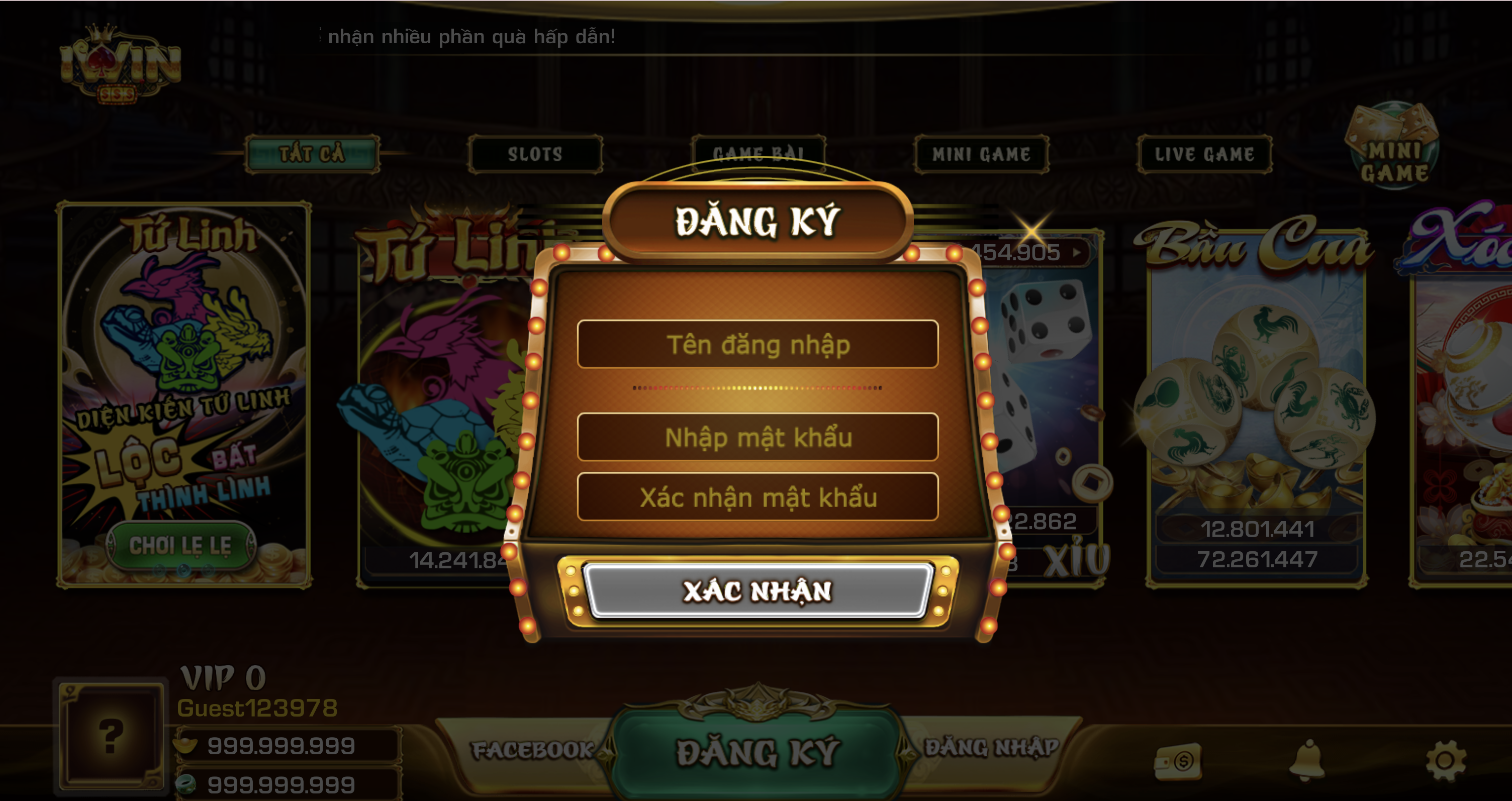 Đăng kí tài khoản tại IWIN Đăng kí tài khoản tại IWIN